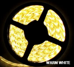 3528SMD Nova Bright Warm White Super Bright Flexible LED Light  Strip 16 Ft Reel Only