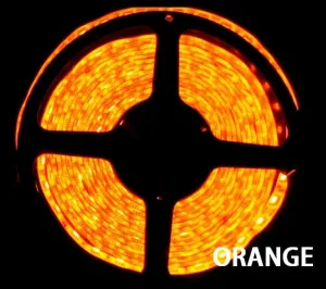 5050SMD NovaBright Orange Super Bright Flexible LED Light Strip 16 Ft Reel Kit