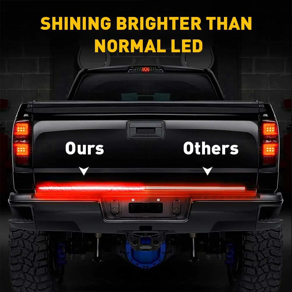 60inch/48inch Single Row LED Tailgate Light Bar for Universal Truck