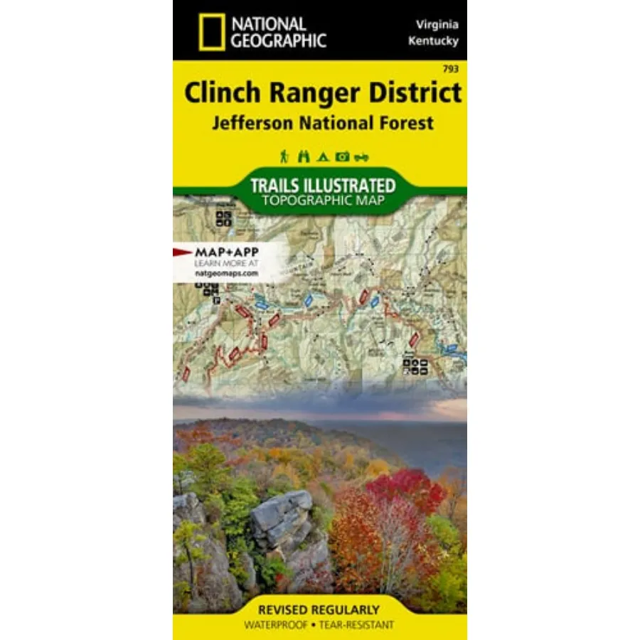 793 - Clinch Ranger District Map