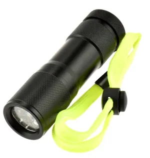 9 LED Waterproof Flashlight, Rated Up to 6 Feet