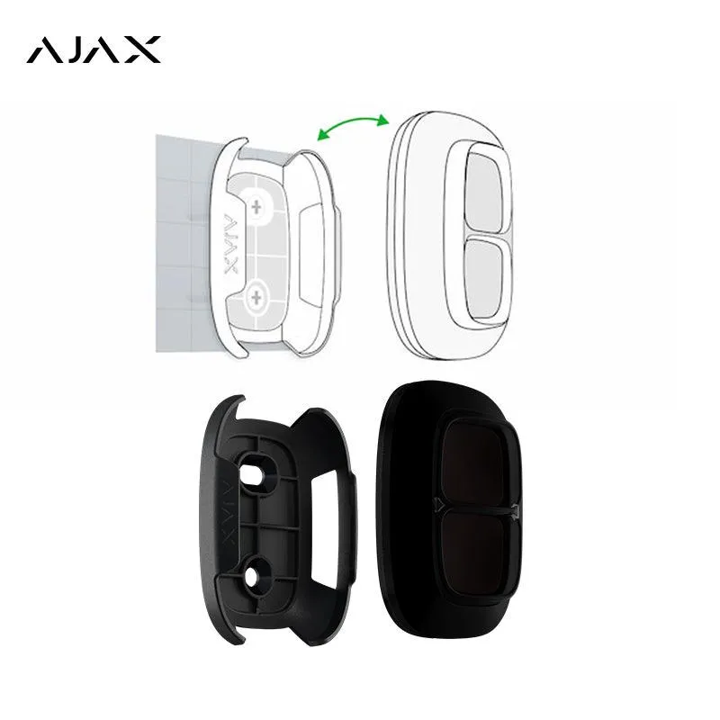 Ajax Double Button Wireless hold-up device Black