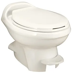 Aqua Magic Style Plus RV Toilet / Low Profile / Bone - Thetford 34438