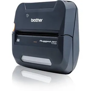 Brother RuggedJet RJ4230BL Mobile Direct Thermal Printer - Monochrome - Portable - Label/Receipt Print - USB - Serial - Bluetooth - Near Field Communication (NFC)