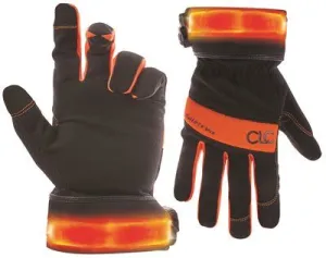 Clc Safety Viz Illuminated Gloves Extra Large