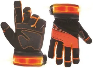 Clc Safety Viz Illuminated Pro Gloves Medium