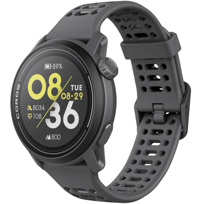 COROS PACE 3 Premium GPS Sport Smartwatch Black Silicone Band with 2 Year Warranty (WPACE3-BLK)