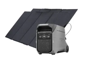 EcoFlow DELTA Pro 3 Portable Power Station   2 x 400W Portable Solar Panels