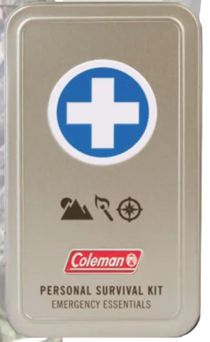 First Aid Coleman® PERSONAL SURVIVAL First Aid Tin