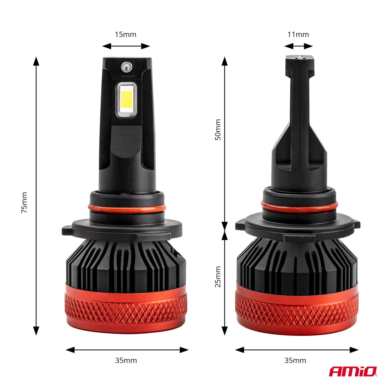 HB4 LED Headlight Bulbs / 12V