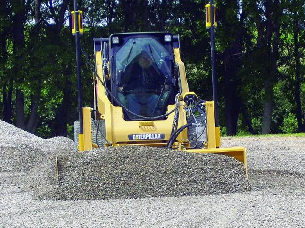 HITCHDOC dual dozer laser controlled grading box for skid steer loader (WITH LASER EQUIPMENT)