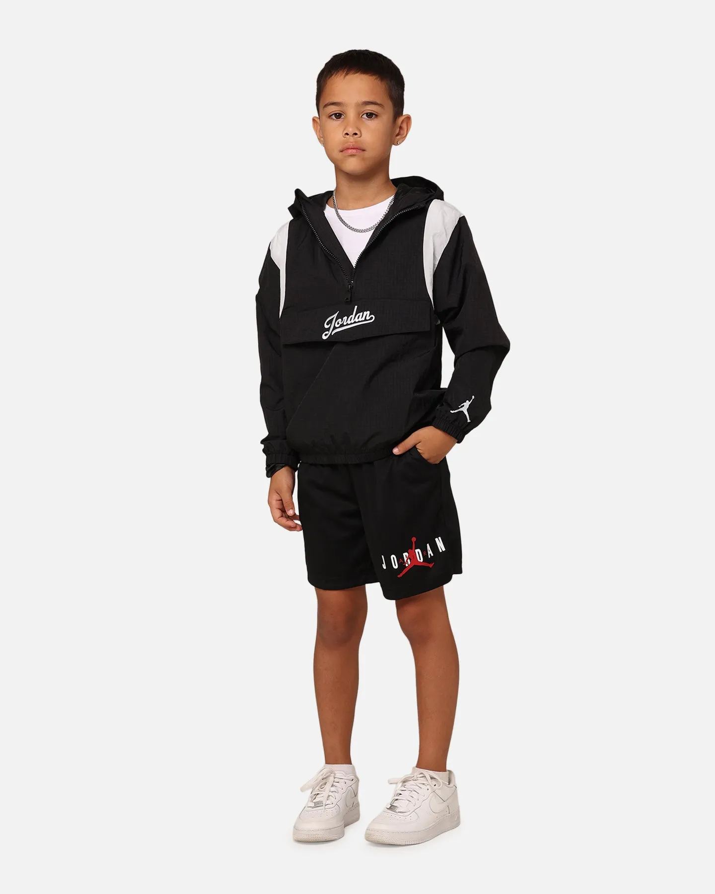 Jordan Kids' MJ Flight MVP Harbour Jacket Black