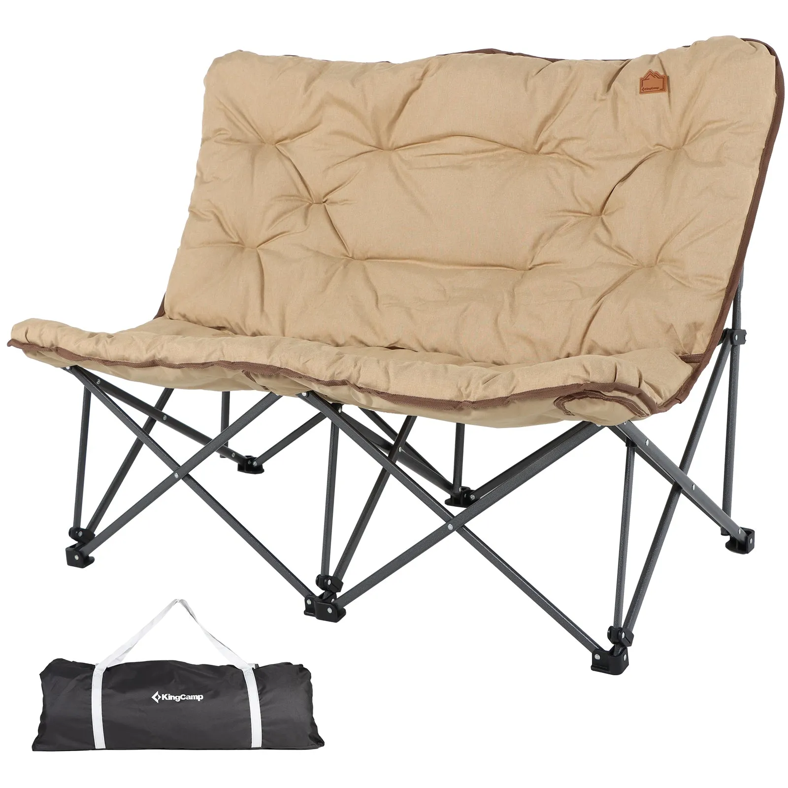 KingCamp LEMON C20 Oversized Padded Double Chair