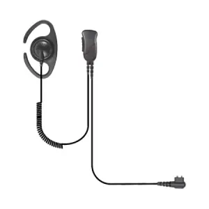 Lapel Mic with C-Shape Ear Hanger for Motorola FV300R, MR355R & T5300 Series Portables