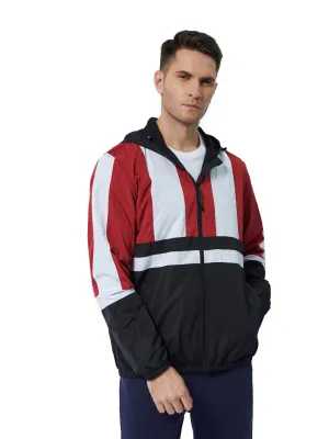 Men’s Amaryllis Color Block Windbreaker