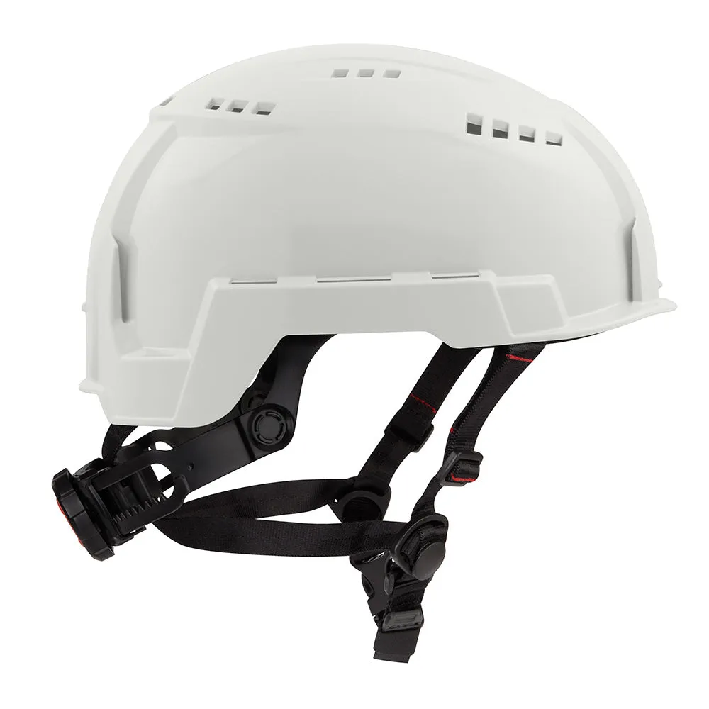 Milwaukee 48-73-1300 BOLT White Safety Helmet (USA) - Type 2, Class C, Vented