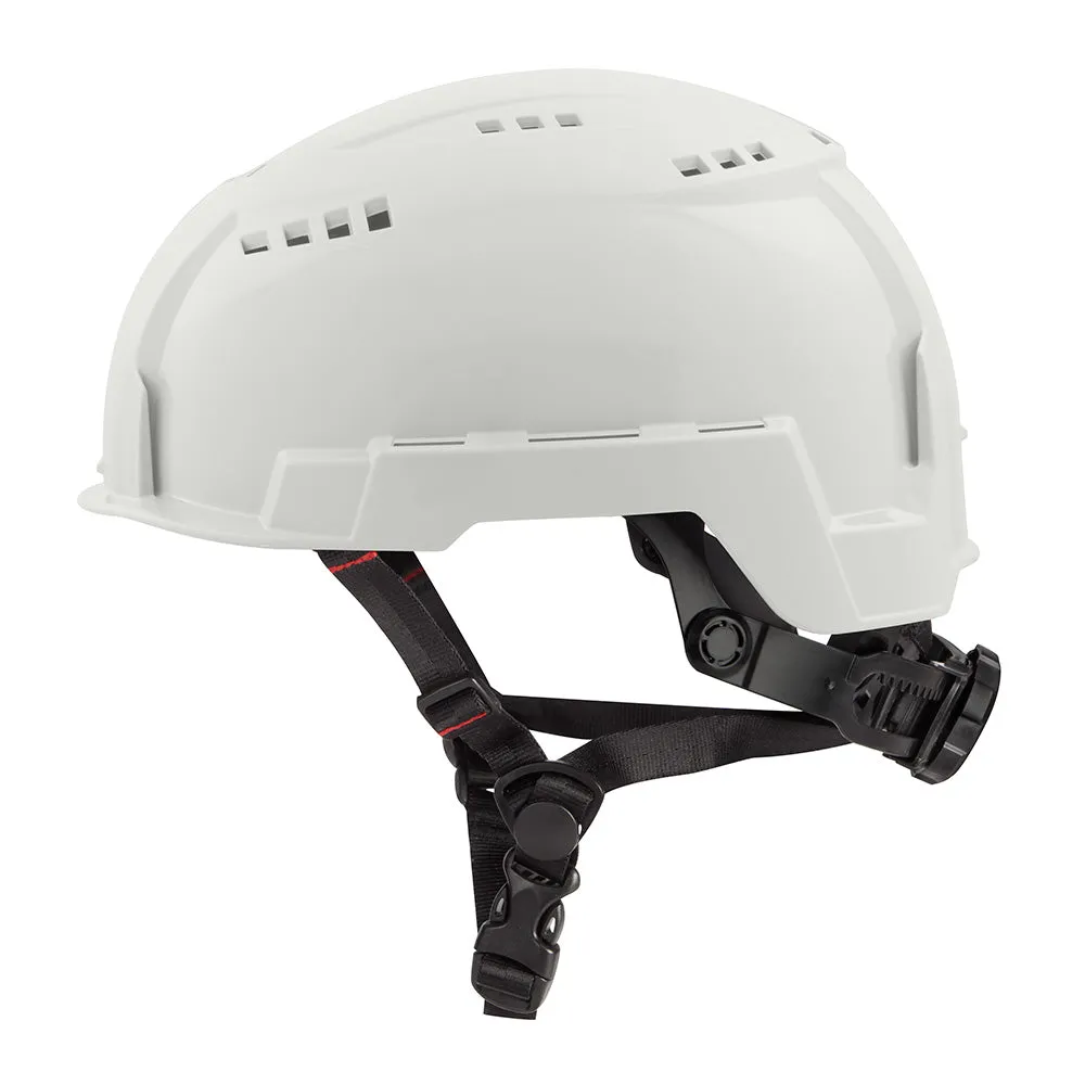 Milwaukee 48-73-1300 BOLT White Safety Helmet (USA) - Type 2, Class C, Vented