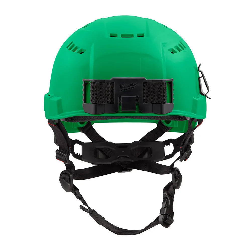 Milwaukee 48-73-1306 BOLT Green Safety Helmet (USA) - Type 2, Class C, Vented