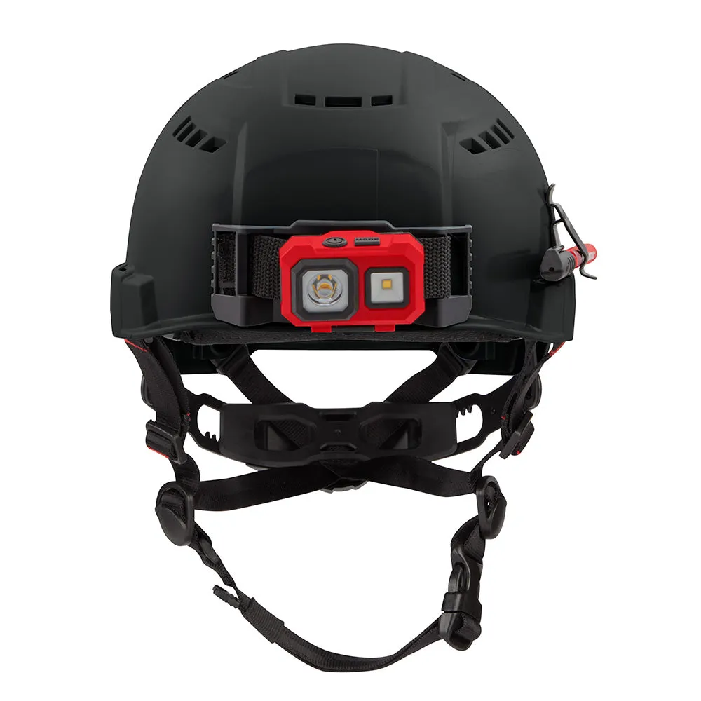 Milwaukee 48-73-1310 BOLT Black Safety Helmet (USA) - Type 2, Class C, Vented