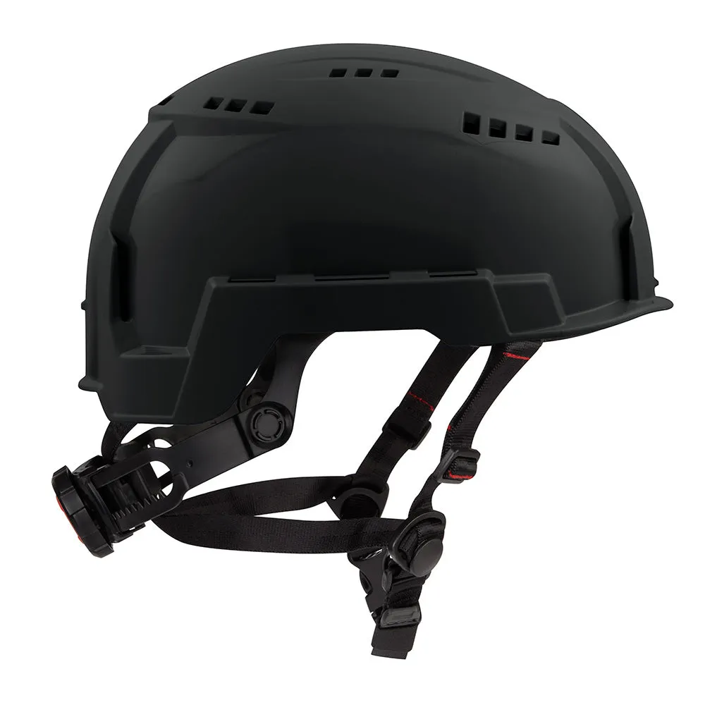 Milwaukee 48-73-1310 BOLT Black Safety Helmet (USA) - Type 2, Class C, Vented