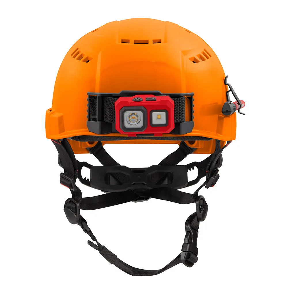 Milwaukee 48-73-1312 BOLT Orange Safety Helmet (USA) - Type 2, Class C, Vented