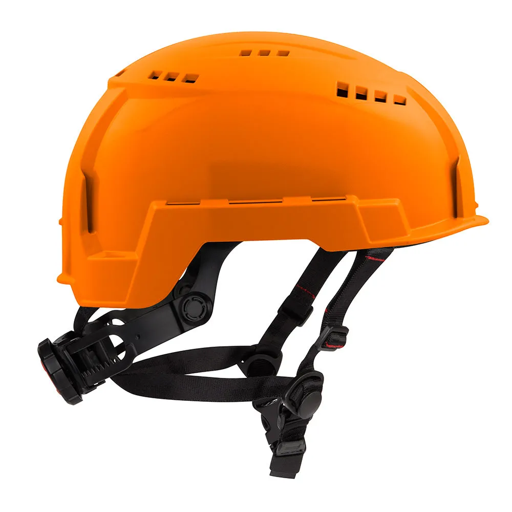 Milwaukee 48-73-1312 BOLT Orange Safety Helmet (USA) - Type 2, Class C, Vented