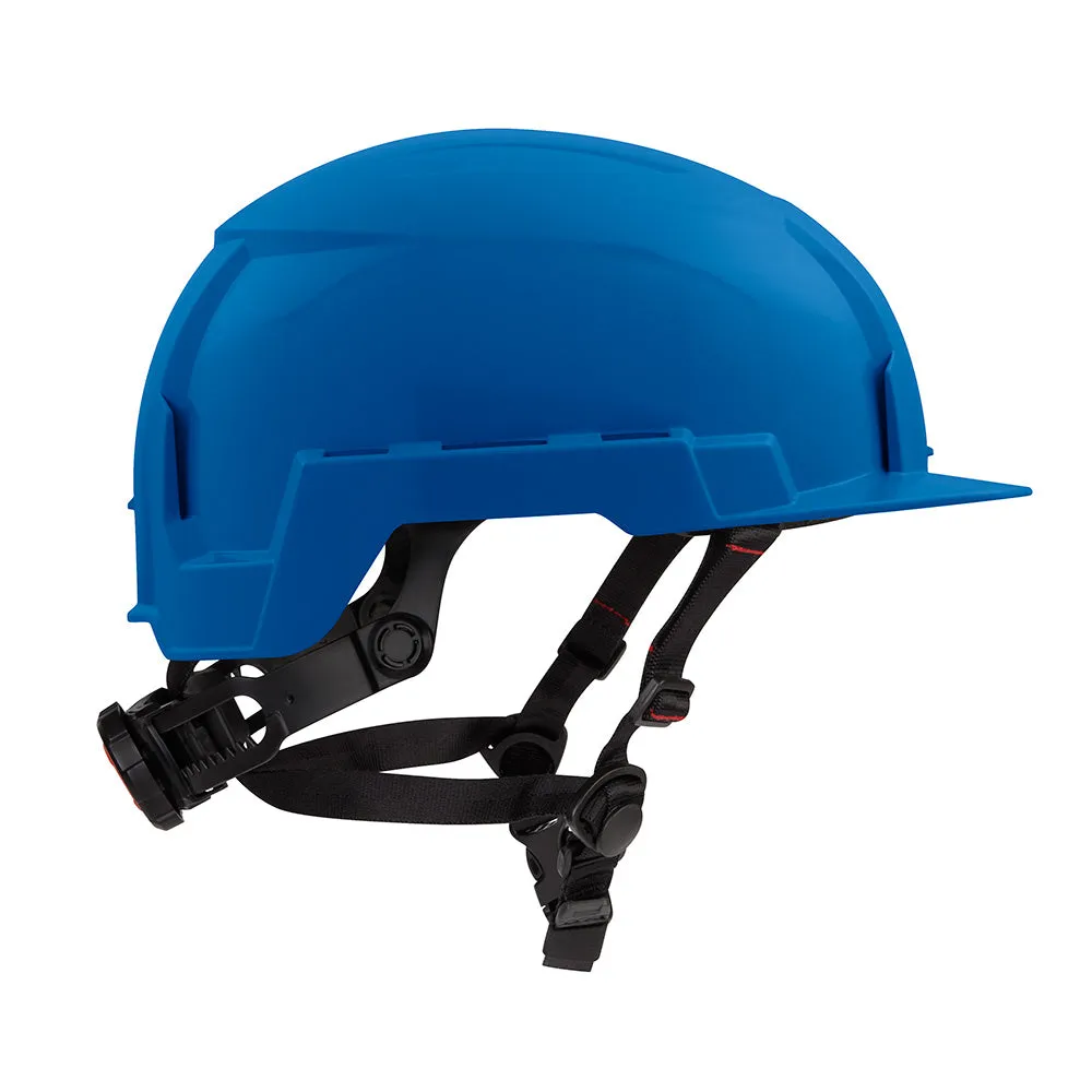 Milwaukee 48-73-1325 BOLT Blue Front Brim Safety Helmet (USA) - Type 2, Class E, Non-Vented