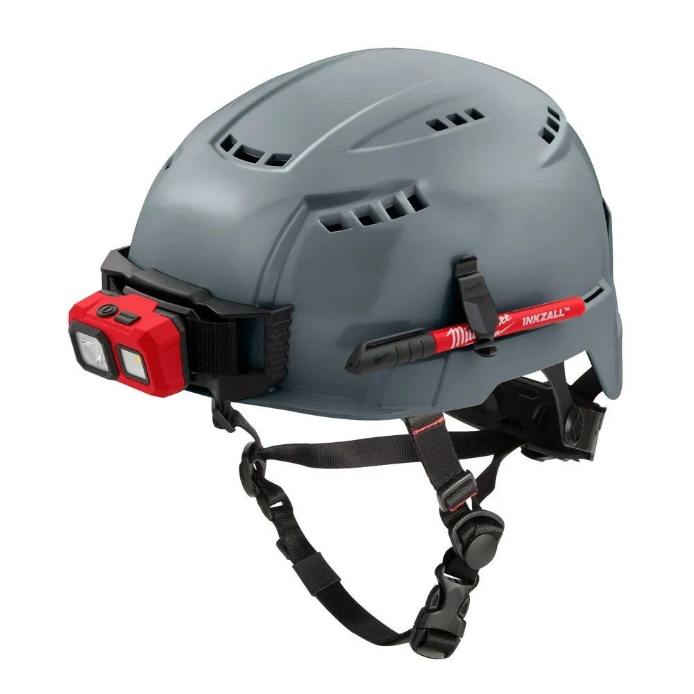 Milwaukee 48-73-1334 BOLT Gray Safety Helmet (USA) - Type 2, Class C, Vented