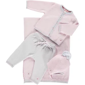 Scarlet Ribbon Cardigan & Leggings Baby Gift Set - Petal