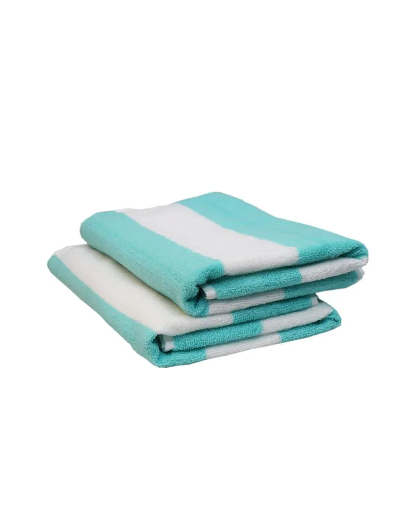 Soft Microfiber Quick Dry Bath Towels | Set Of 2 | 24 X 52 Inches | 225 GSM