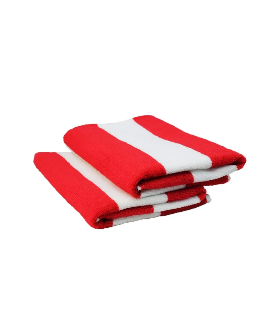 Soft Microfiber Quick Dry Bath Towels | Set Of 2 | 24 X 52 Inches | 225 GSM