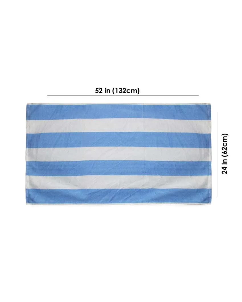 Soft Microfiber Quick Dry Bath Towels | Set Of 2 | 24 X 52 Inches | 225 GSM