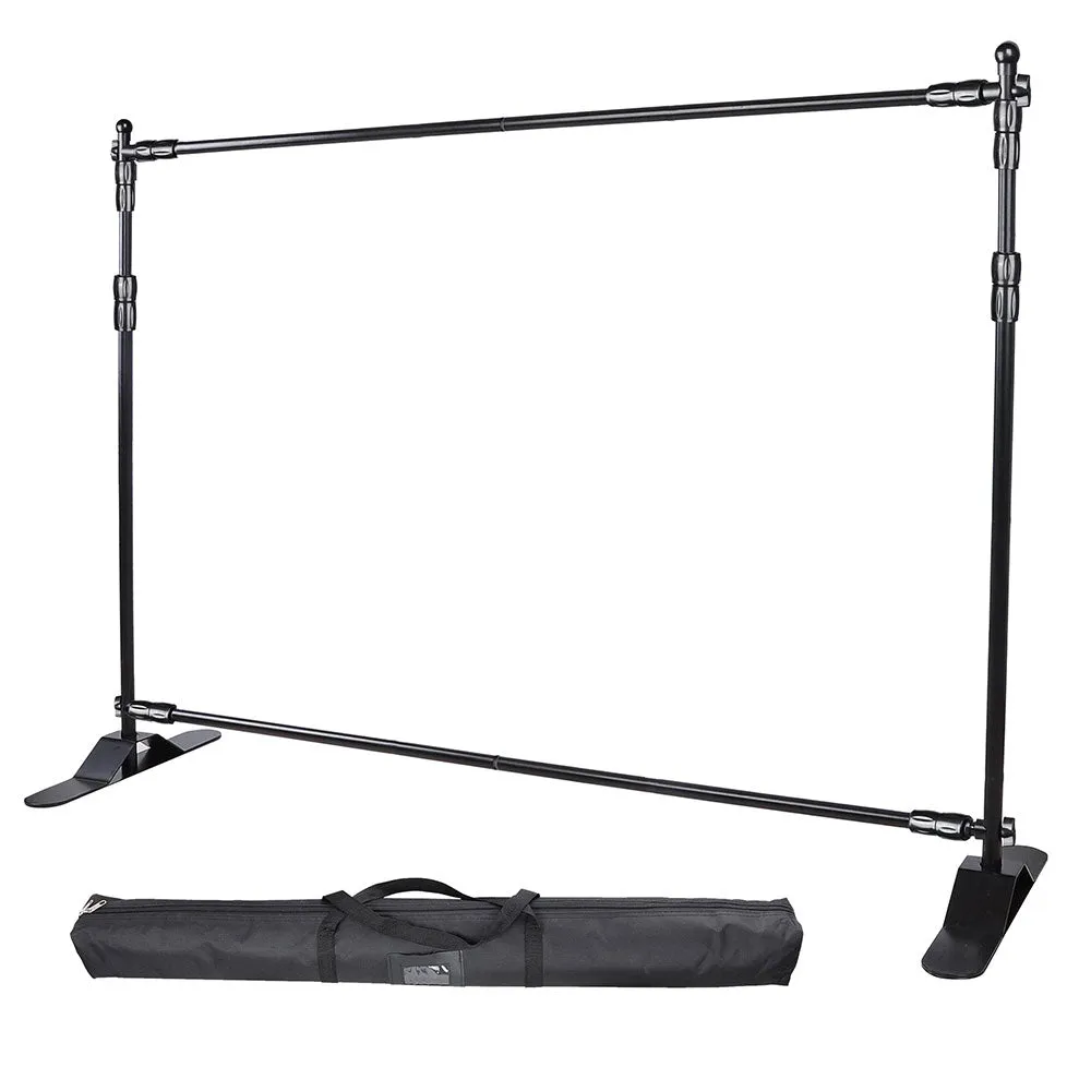 TheLAShop 10'Wx8'H Economy Telescopic Jumbo Banner Stand Support