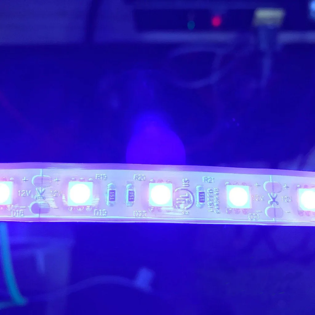 Waterproof Flexible Light Strip - IP68 - 12V Black Light UV