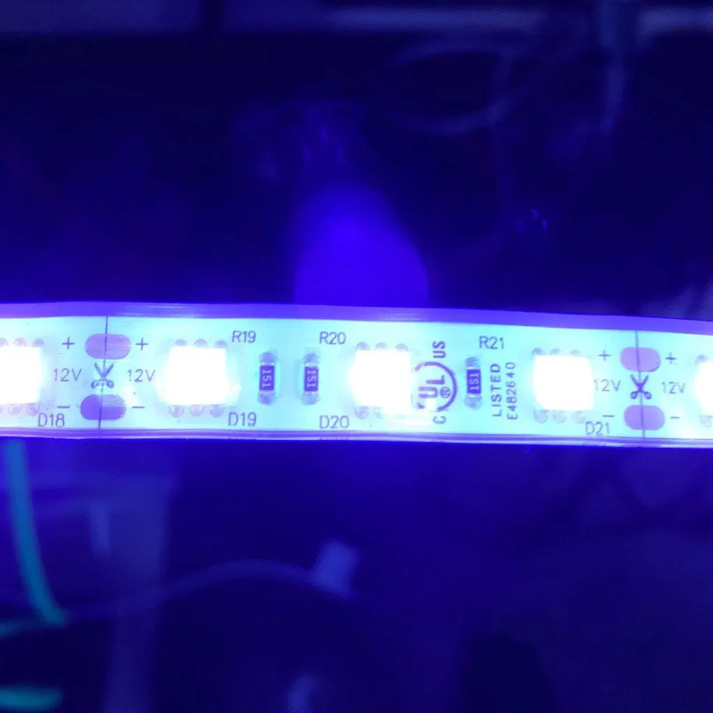 Waterproof Flexible Light Strip - IP68 - 12V Black Light UV