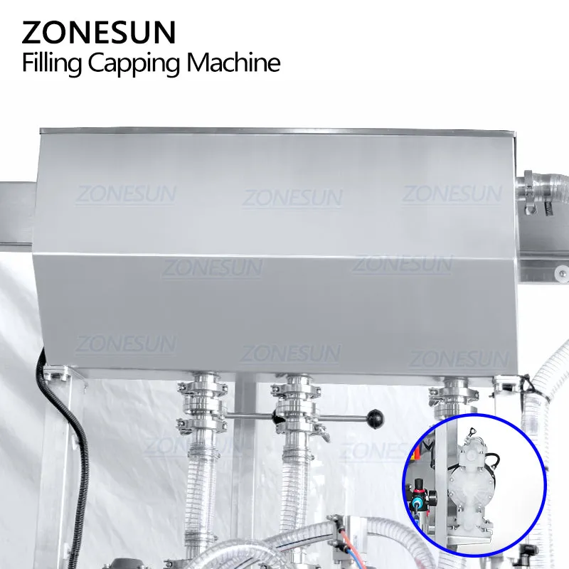 ZS-AFC12 Automatic Piston Pump Juice Drinks Laundry Detergent Jelly Beverage Fruit Puree Milk Spout Pouch Bag Liquid Filling Machine